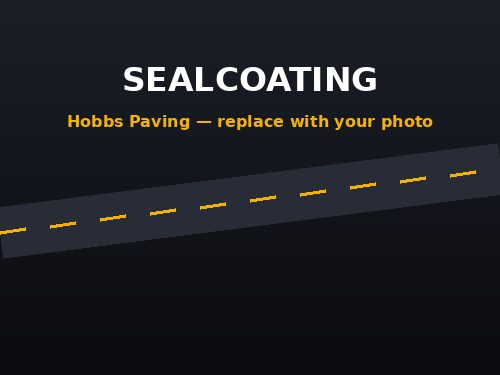 Commercial parking lot sealcoating in Lea County NM